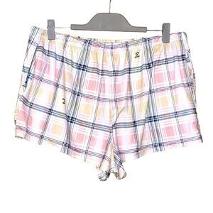 NA XXXX ???? Plaid Sleep Pajama Sleep Lounge Luxe Shorts EUC-like new!